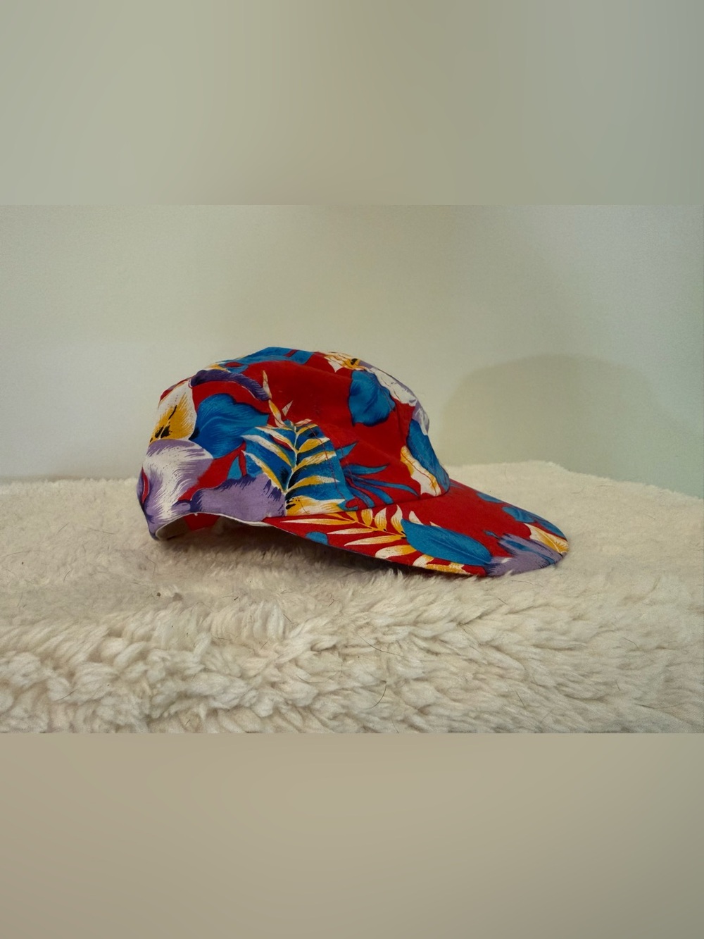 Vintage 80s/90s Wendy’s Employee Uniform Tropical Baseball Cap